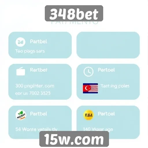 Métodos de pagamento oferecidos pela 348bet